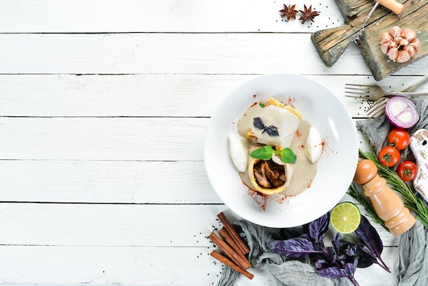 domowe danie na stole